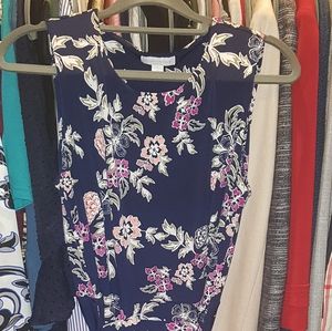 Charter Club Floral Midi Dress | A-line | Tank top